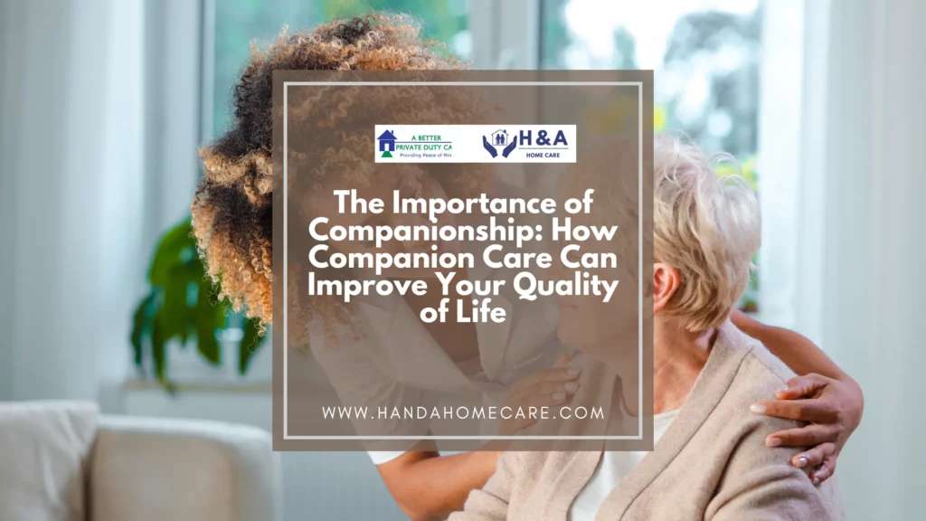 The Importance of Companionship_ How Companion Care Can Improve Your Quality of Life